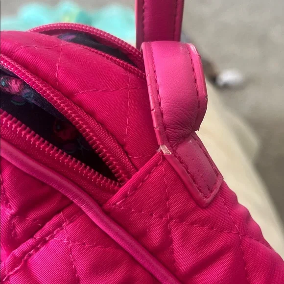 Vera Bradley Pink Quilted Crossbody Bag - Picture 9 of 9